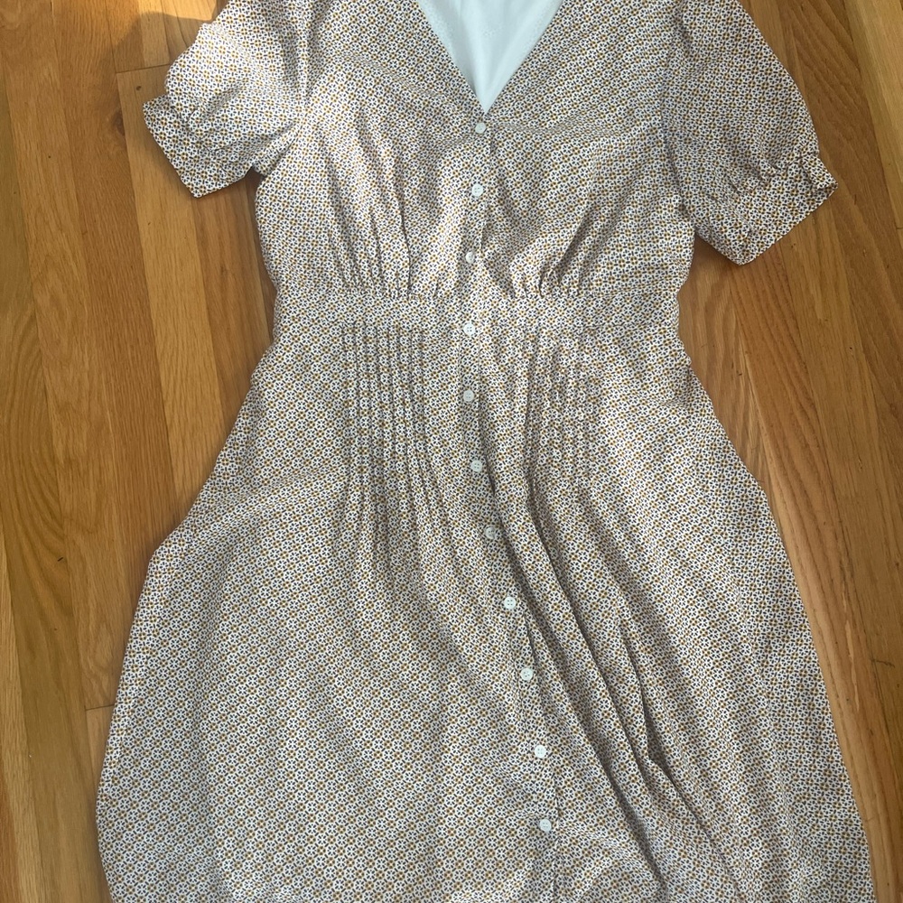 DownEast Women's Patterned Midi Dress